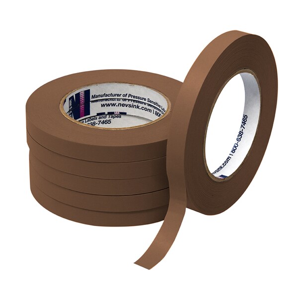 1/2" wide x 60yd Brown Labeling Tape